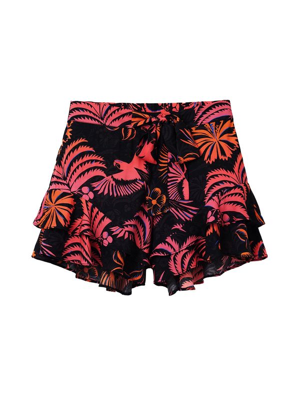 Desigual Desigual Hlače 'Samui'  kraljevsko plava / mandarina / roza / crna