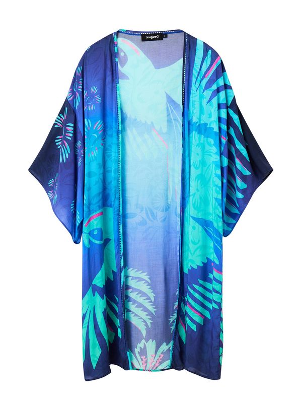 Desigual Desigual Kimono 'Arara'  tirkiz / kobalt plava / akvamarin / neonsko roza