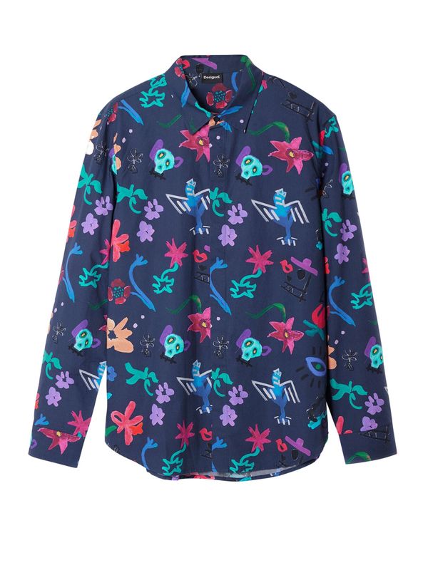 Desigual Desigual Košulja  plava / ljubičasta / roza