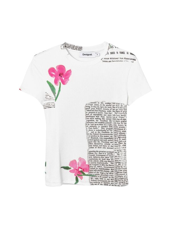 Desigual Desigual Majica  miks boja / bijela