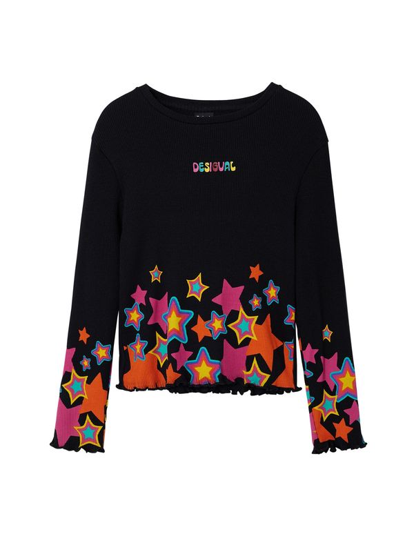 Desigual Desigual Majica  miks boja / crna
