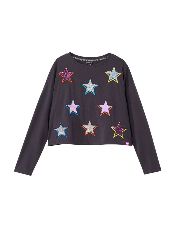Desigual Desigual Majica  plava / žuta / roza / crna