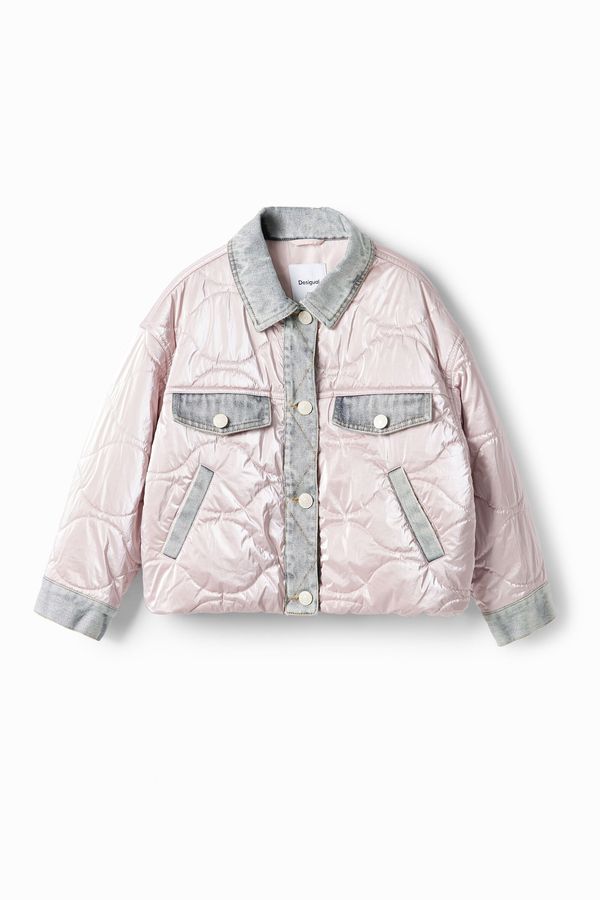 Desigual Desigual Prijelazna jakna  plavi traper / roza