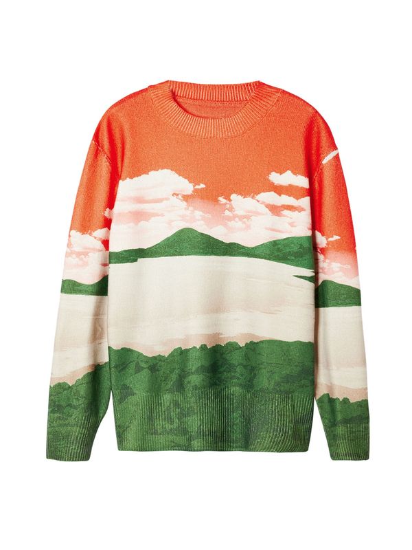 Desigual Desigual Pulover  miks boja / narančasta