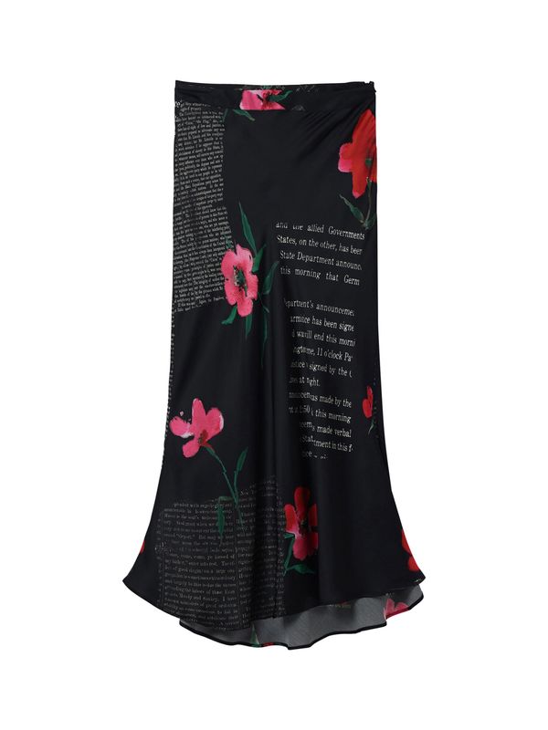 Desigual Desigual Suknja  zelena / roza / crna