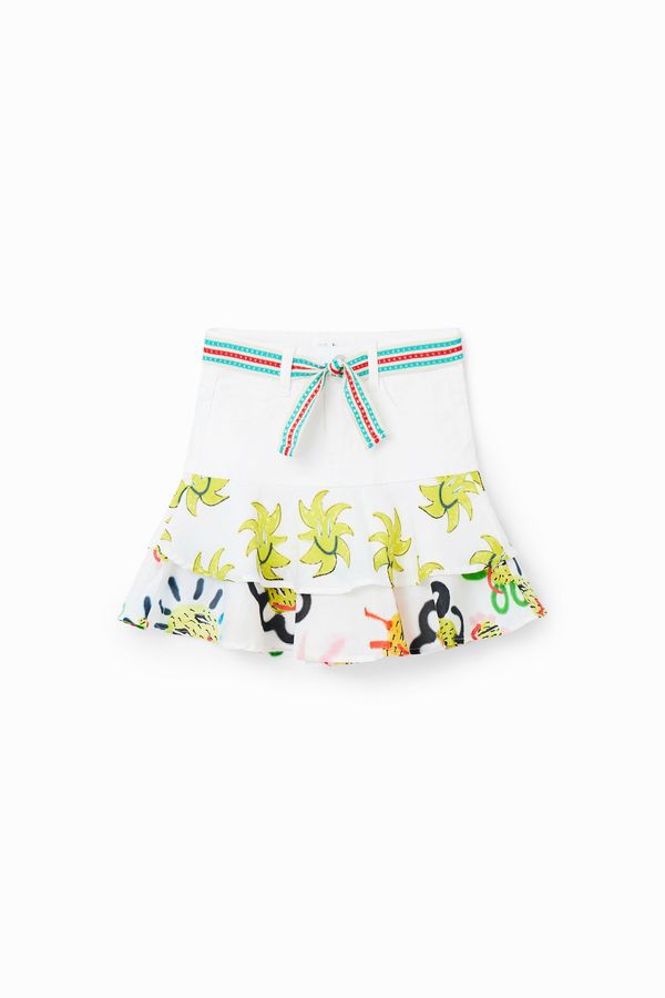 Desigual Desigual Suknja  žuta / crvena / crna / bijela