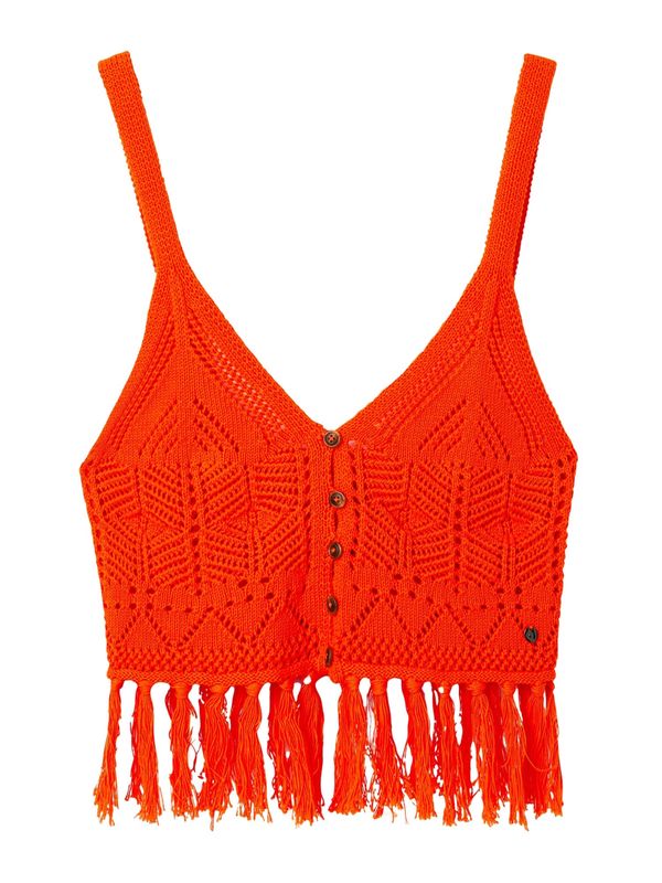 Desigual Desigual Top s naramenicama 'LORO'  tamno narančasta