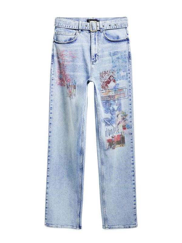 Desigual Desigual Traperice  svijetloplava / miks boja