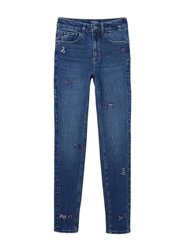 Desigual Desigual Traperice  tamno plava / smeđa / pastelno roza / bijela