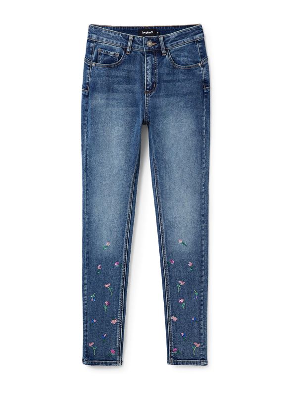 Desigual Desigual Traperice 'VIENA'  plava / plavi traper / zelena / roza