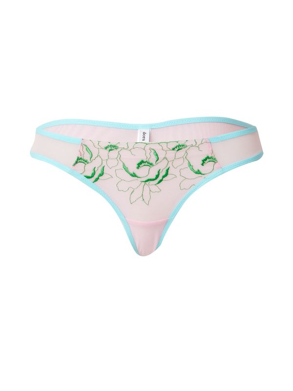 Dora Larsen Dora Larsen Slip  tirkiz / zelena / roza