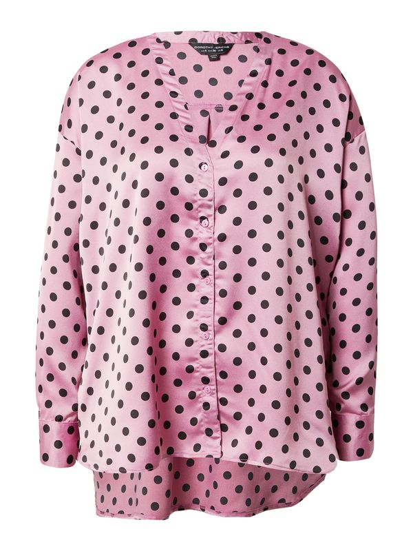 Dorothy Perkins Dorothy Perkins Bluza  ružičasto crvena / crna