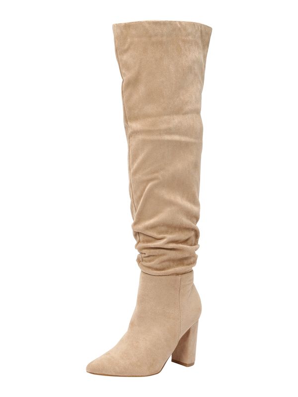 Dorothy Perkins Dorothy Perkins Čizme iznad koljena  ecru/prljavo bijela