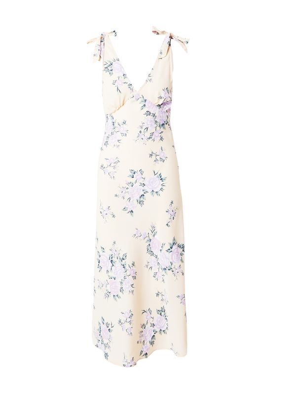 Dorothy Perkins Dorothy Perkins Haljina  boja slonovače / tamno zelena / lila / lavanda