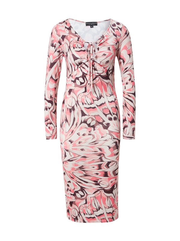 Dorothy Perkins Dorothy Perkins Haljina  ljubičasto crvena / roza / roza / bijela