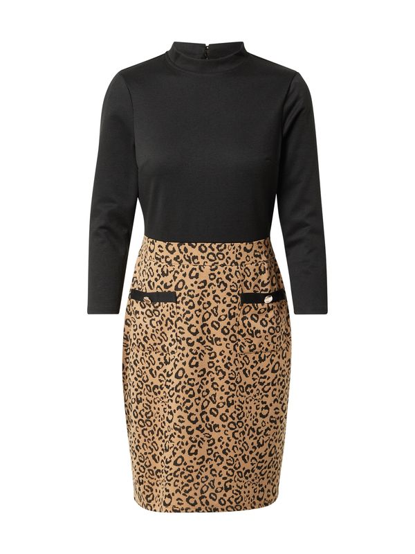 Dorothy Perkins Dorothy Perkins Haljina  svijetlosmeđa / crna
