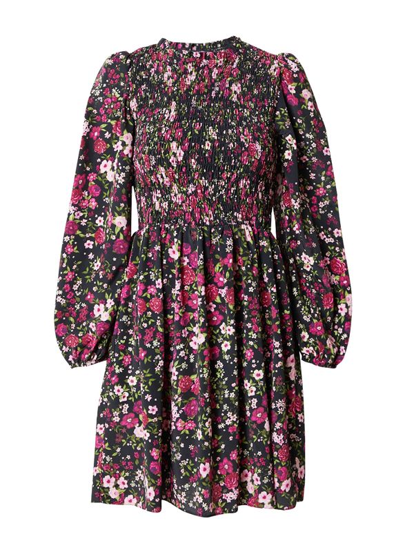 Dorothy Perkins Dorothy Perkins Haljina  zelena / tamno ljubičasta / ružičasta / crna
