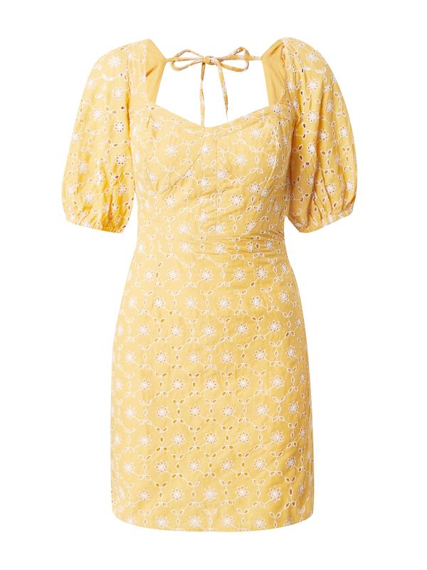 Dorothy Perkins Dorothy Perkins Ljetna haljina  žuta / bijela