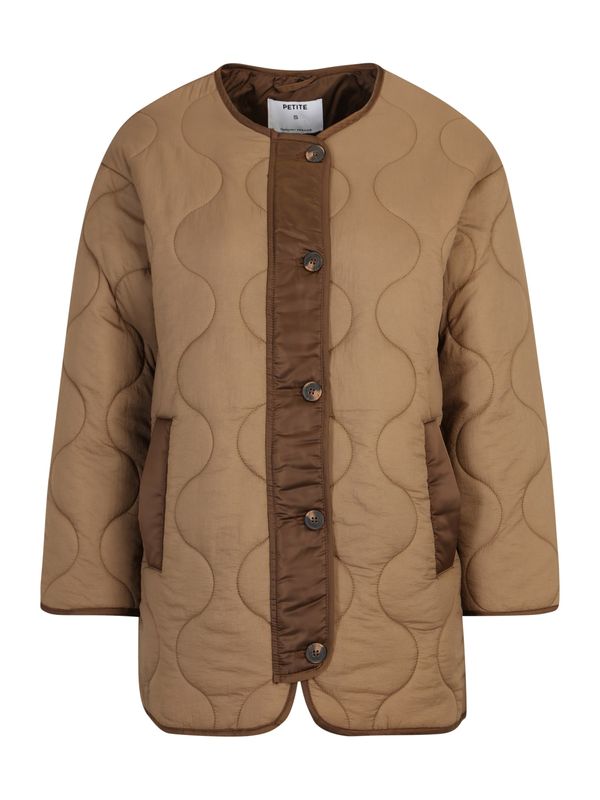 Dorothy Perkins Petite Dorothy Perkins Petite Prijelazna jakna  smeđa / svijetlosmeđa