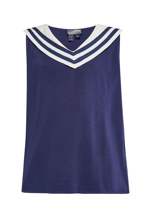 DreiMaster Vintage DreiMaster Vintage Bluza  morsko plava / bijela