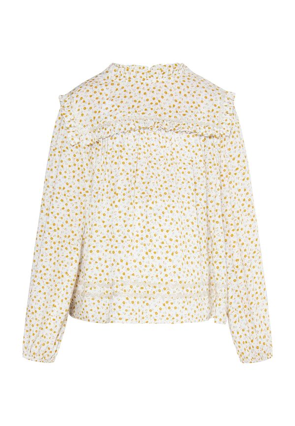 DreiMaster Vintage DreiMaster Vintage Bluza  senf / pastelno žuta / zelena