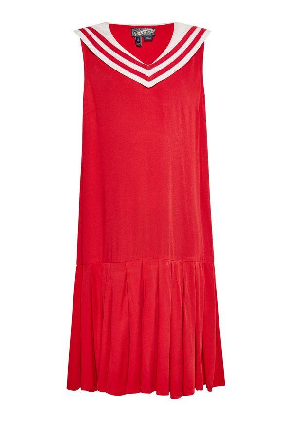 DreiMaster Vintage DreiMaster Vintage Haljina  krvavo crvena / bijela