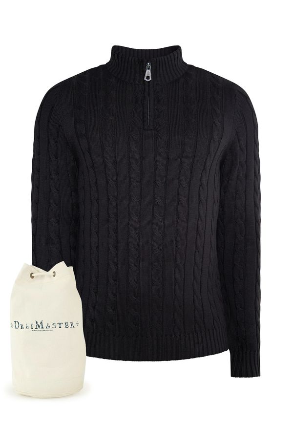 DreiMaster Vintage DreiMaster Vintage Pulover  crna