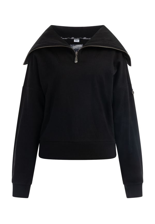 DreiMaster Vintage DreiMaster Vintage Sweater majica 'Idem'  crna