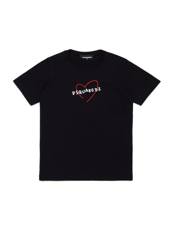 DSQUARED2 DSQUARED2 Majica  crvena / crna / bijela