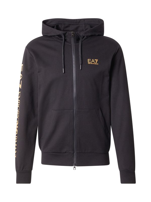 EA7 Emporio Armani EA7 Emporio Armani Gornji dio trenirke  zlatna / crna