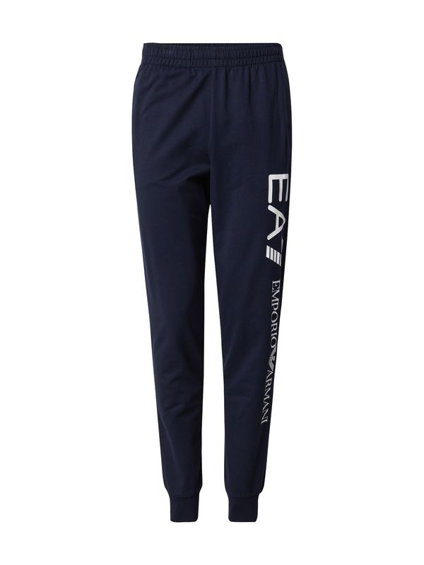 EA7 Emporio Armani EA7 Emporio Armani Hlače  mornarsko plava / bijela