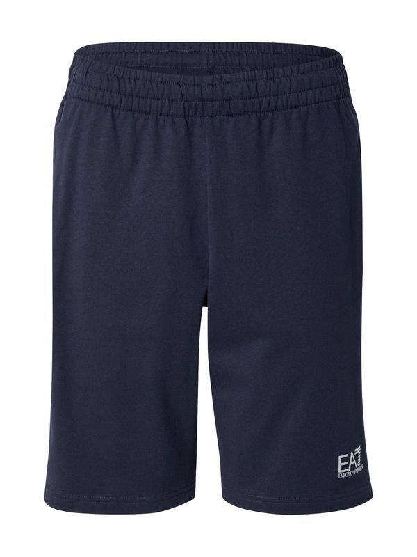 EA7 Emporio Armani EA7 Emporio Armani Hlače  morsko plava / bijela