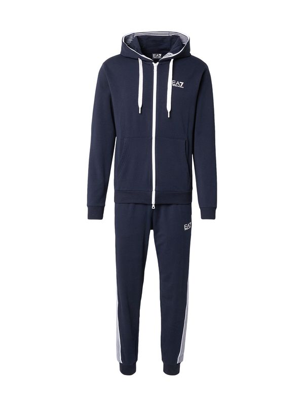 EA7 Emporio Armani EA7 Emporio Armani Jogging komplet  mornarsko plava / bijela