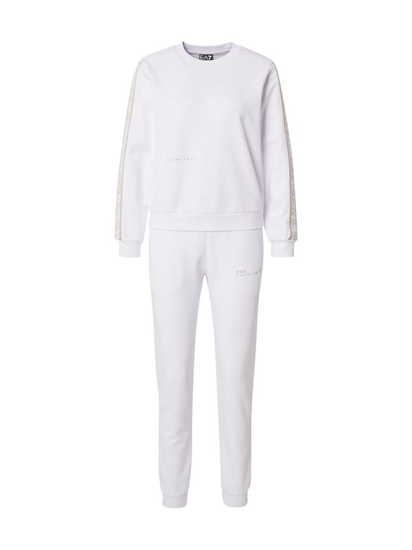 EA7 Emporio Armani EA7 Emporio Armani Jogging komplet 'NATURAL VENTUS7'  bež / bijela