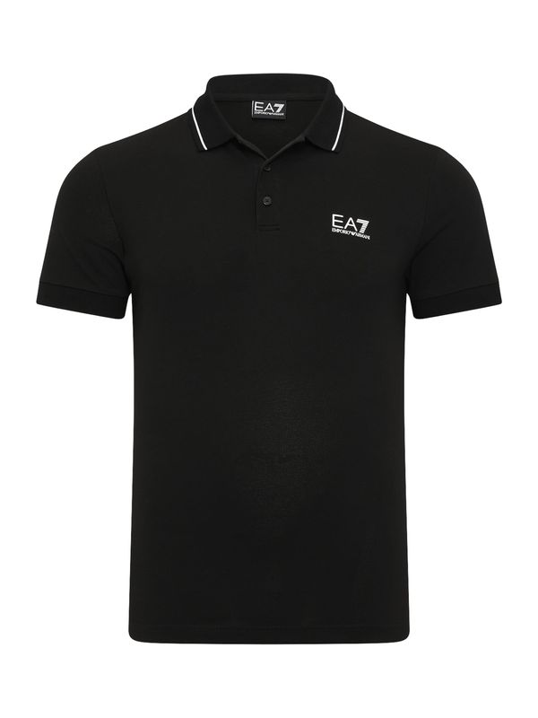 EA7 Emporio Armani EA7 Emporio Armani Majica  crna / bijela