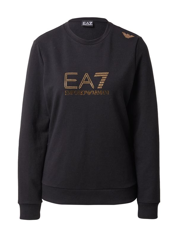EA7 Emporio Armani EA7 Emporio Armani Majica  zlatna / crna