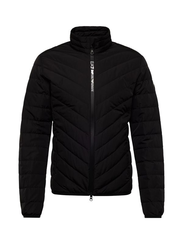 EA7 Emporio Armani EA7 Emporio Armani Prijelazna jakna  crna / bijela