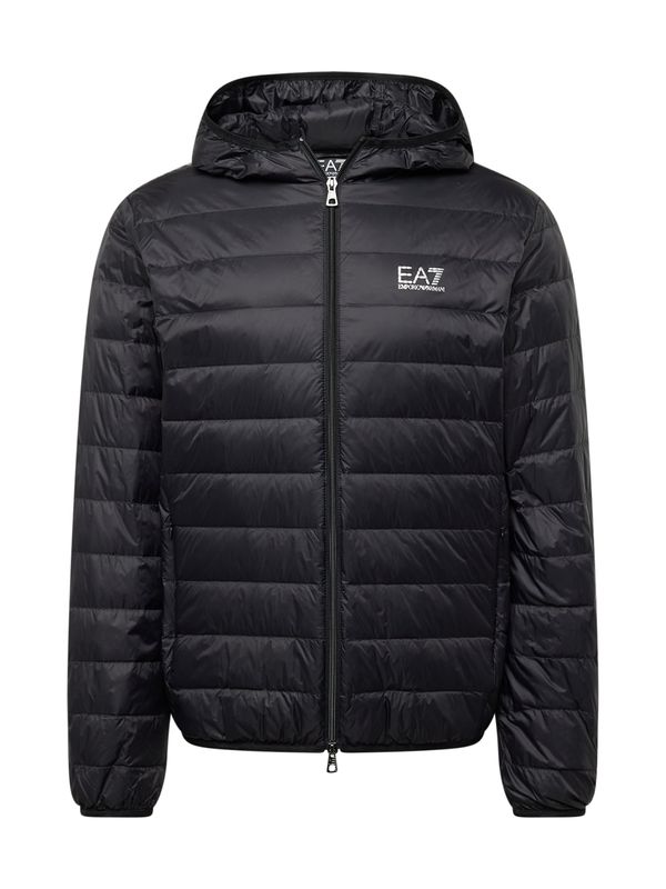 EA7 Emporio Armani EA7 Emporio Armani Prijelazna jakna  crna / bijela