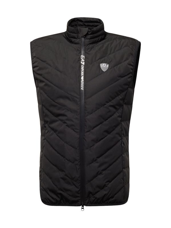 EA7 Emporio Armani EA7 Emporio Armani Prsluk  crna / bijela