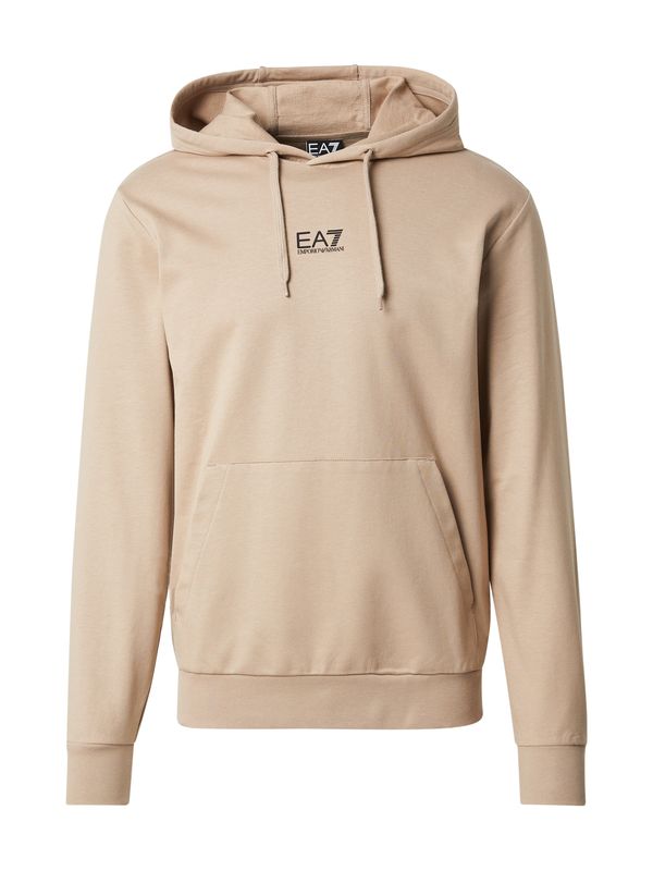 EA7 Emporio Armani EA7 Emporio Armani Sweater majica  bež / crna