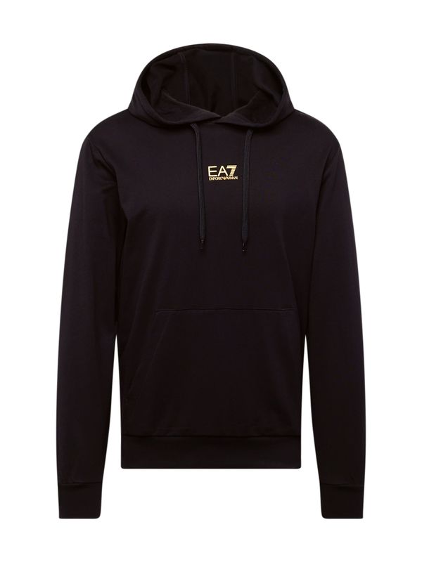 EA7 Emporio Armani EA7 Emporio Armani Sweater majica  zlatna / crna