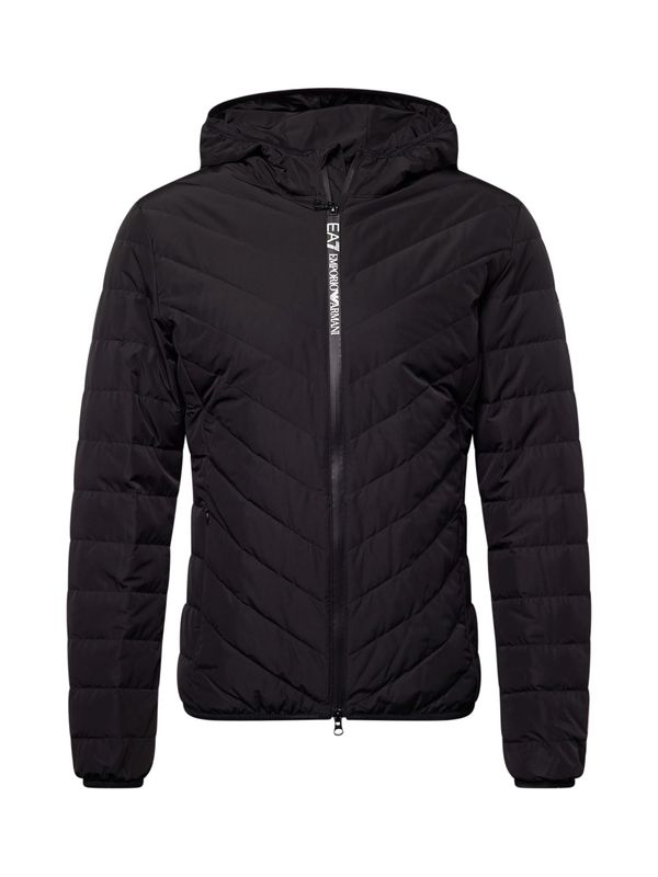 EA7 Emporio Armani EA7 Emporio Armani Zimska jakna  crna / bijela