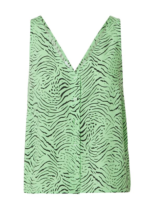 EDITED EDITED Bluza 'Kendra'  travnato zelena / crna