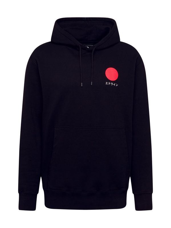 EDWIN EDWIN Sweater majica 'Japanese Sun'  crna
