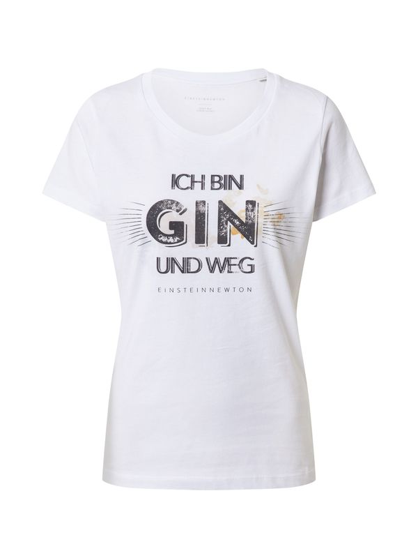 EINSTEIN & NEWTON EINSTEIN & NEWTON Majica 'Gin Weg'  zlatna / crna / prljavo bijela
