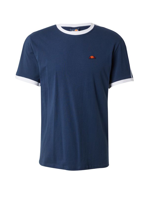 ELLESSE ELLESSE Majica 'Amadei'  mornarsko plava / narančasta / bijela