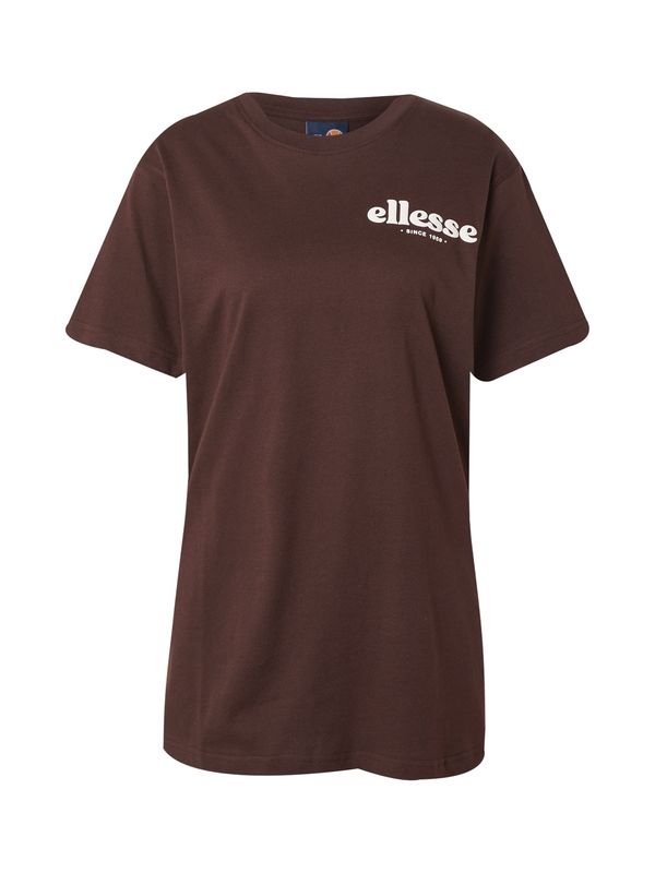 ELLESSE ELLESSE Majica 'Galao'  smeđa / bijela