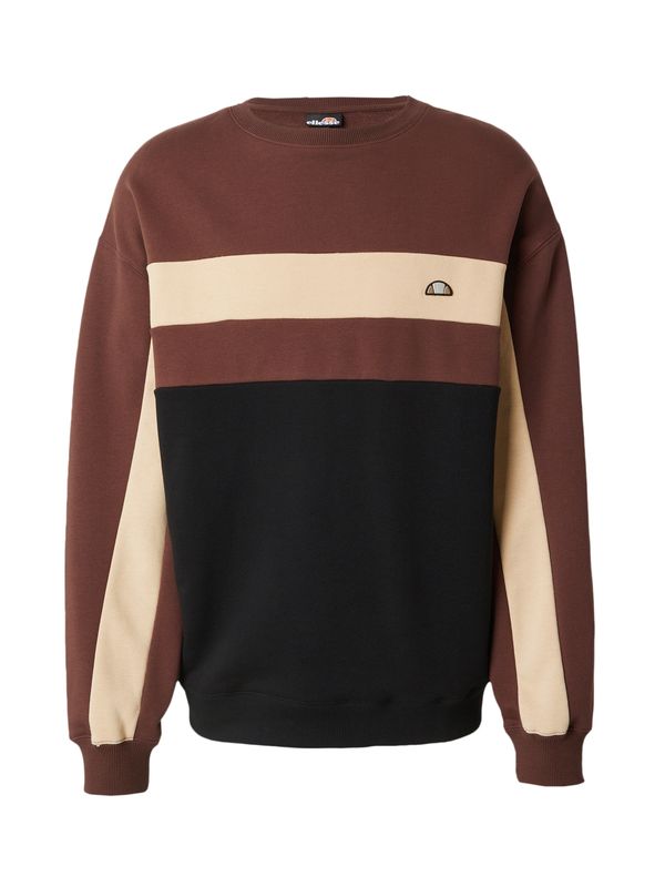 ELLESSE ELLESSE Sweater majica 'Andora'  bež / smeđa / crna