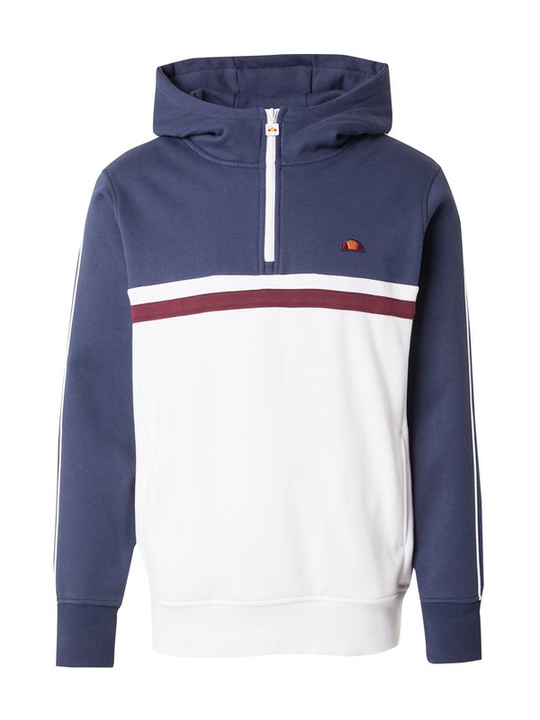 ELLESSE ELLESSE Sweater majica 'Antogoni'  mornarsko plava / narančasta / boja vina / bijela