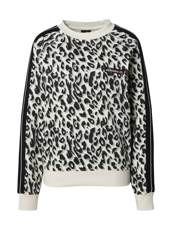 ELLESSE ELLESSE Sweater majica 'Tibet'  siva / crna / bijela